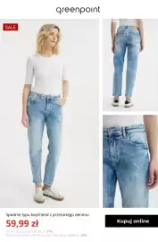 Greenpoint gazetka tydzień 35 Strona 8: Spodnie typu boyfriend z przetartego denimu Greenpoint €59,99