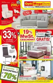 Opti Wohnwelt Prospekt Seite 1