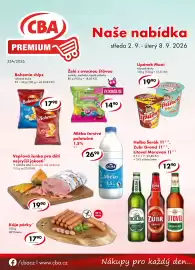 CBA leták | Premium Strana 1: Cuko želé s ovocnou šťávou €14,00, Lipánek Maxi €19,90
