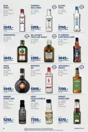 Metro akciós újság Oldal 8: Ballantine's finest skót whisky €19.999,00, Beefeater gin €5.999,00