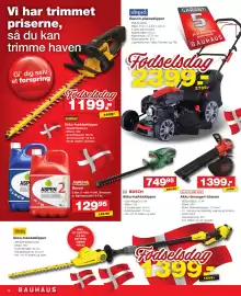 Bauhaus avis uge 35 Side 18: Aspen benzin €129,95, Bosch Akku-hækkeklipper €749,95