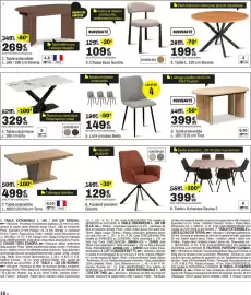 Catalogue BUT page 16: Ella Table céramique €329,99, Serena Table extensible €269,99
