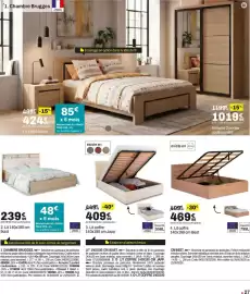 Catalogue BUT page 27: Best Lit coffre €469,99, Japp Lit coffre €409,99
