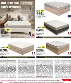 Catalogue BUT page 28: Matelas Evolution €449,99, Matelas Harmony €679,99
