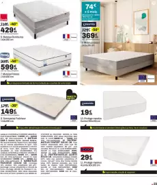 Catalogue BUT page 29: Epela Matelas Bomba top €429,99, Dreaméa Protège-matelas €19,99