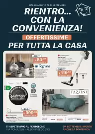 Volantino Al Pentolone Pagina 1: Linea "Galuchat" • 100% percal di cotone Fazzini €235,00