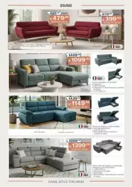 Volantino Al Pentolone Pagina 15: Letto estraiabile €1.149,00, Sofà con penisola €1.099,00
