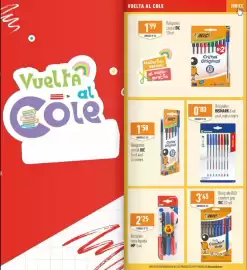 Folleto Supermercados Deza Página 19: Bismark bolígrafos €0,80, MP bolígrafo tinta líquida €2,25
