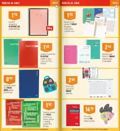 Folleto Supermercados Deza Página 26: Plastipac cuaderno €1,65, Ingraf agenda escolar €1,75