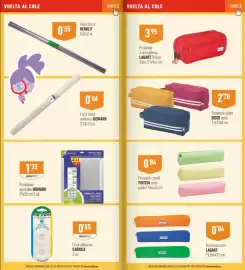 Folleto Supermercados Deza Página 28: Benzi portatodo doble textil €2,70, Forralibros ajustable BISMARK €1,35