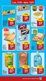Folleto ALDI Página 2: Tandil - detergente liquido azul mediterraneo €2,99, Edam - queso en lonchas €1,99