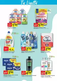 Folleto Supermercados MAS Página 4: Oral B dentífrico encías €3,99, Vernel gama suavizante concentrado €2,75