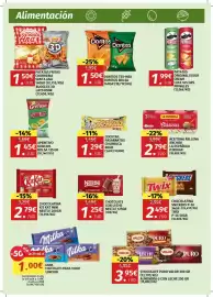 Folleto Maskom Supermercados Página 9: Churreria santa ana patatas fritas buggles 3d €1,50, Valor chocolate puro €3,95