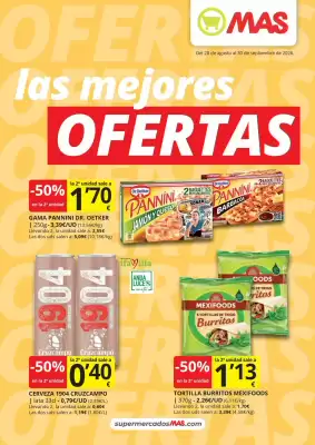 Folleto Supermercados MAS (válido hasta el 30-09)