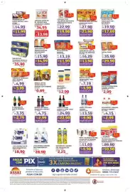 Encarte Assaí Atacadista Página 2: Cadore - biscoito rosquinha €2,99, Omo - lava-roupas em po fragrâncias €18,90
