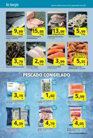 Folleto Supermercados MAS Página 4: Lomito de salmón €3,99, Filete de lubina €2,99