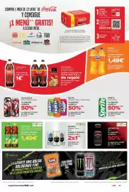 Folleto Supermercados MAS Página 45: Fuze tea €1,49, Nordic Original, Zero y Blue €1,00