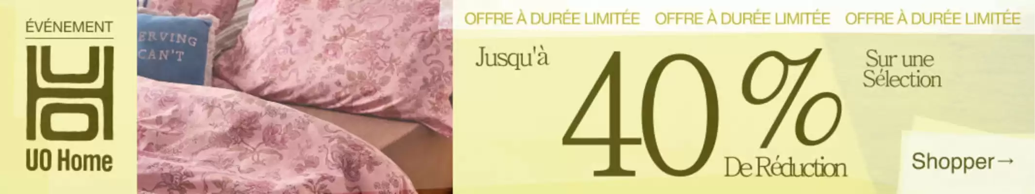 Urban Outfitters (valable jusqu'au 13-09)