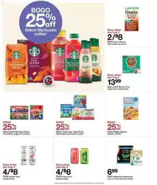 Target weekly ad week 36 Page 16: Kellogg's donut shop coffee regular €13,99, Poppi prebiotic soda €8,00