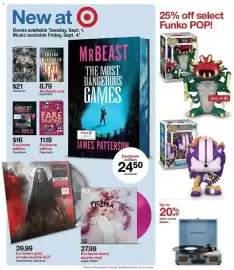 Target weekly ad week 36 Page 21: Victrola record players, Lynn Painter fake skating €11,19
