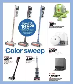 Target weekly ad week 36 Page 29: Roborock Qrevo Curv 2 Flow robotic vacuum & mop €699,99