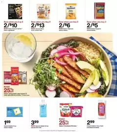 Target weekly ad week 36 Page 7: Select Tillamook sliced cheese €6,00, Jesse & Ben's frozen fries €13,00