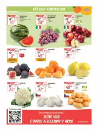 Globus leták týden 36 Strana 10: Hrozny tmavé bezsemenné €29,90, Mandarinky Nadorcott €49,90