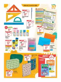 Globus leták týden 36 Strana 15: Desky na sešity A5 €79,90, Concorde zvýrazňovače Mini Pastel €39,90
