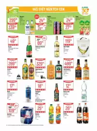 Globus leták týden 36 Strana 28: Dobrá voda ochucená různé druhy €8,60, Jägermeister €329,90