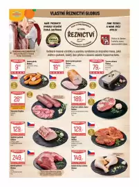 Globus leták týden 36 Strana 5: Globus debrecínská pečeně €19,90, Globus selská kuřecí stehna €149,00
