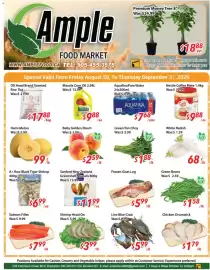 Ample Food Market flyer week 35 Page 1: Green Beans €1,58, Nestle coffee mate €9,88