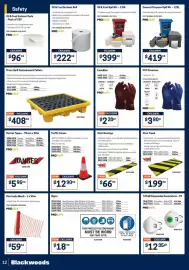 Blackwoods catalogue Page 12: Oil & Fuel Spill Kit - 120L €399,00, Drum Spill Containment Pallets PROSAFE €408,00