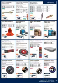 Blackwoods catalogue Page 17: BlueJet Cutting Blowpipe & Attachment Range €53,00, Chrome Leather Welding Drapes €62,00