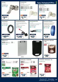Blackwoods catalogue Page 27: Nestle Alpen Blend Hot Chocolate €30,00, Duct Tape Polypak €3,30