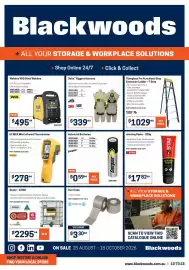 Blackwoods catalogue Page 32: Dusty - 1000L €2.295,00, Weldarc VRD Stick Welders €495,00