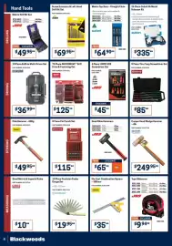 Blackwoods catalogue Page 4: JBS Tape Measures €9,94, Steel Metric & Imperial Rules by Toledo €10,00