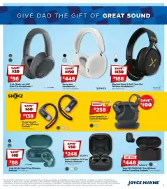 Joyce Mayne catalogue week 35 Page 13: BlueAnt Pump X ANC Over-Ear Wireless Headphnnes €168,00, Sonos Ace Headphones €448,00