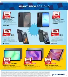Joyce Mayne catalogue week 35 Page 17: Lenovo IdeaTab 128GB €297,00, Samsung Galaxy Tab A11+ Wi-Fi 128GB €377,00