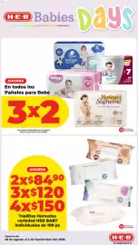 Folleto HEB Página 12: Heb baby toallitas húmedas €8.490,00