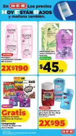Folleto HEB Página 9: Great Day Jabón líquido para manos variedad €45,00, Old Spice y Secret €190,00