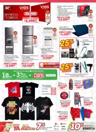 Folleto Soriana Híper semana 35 Página 7: Whirlpool lavadora automática 19 kg €9.990,00, Spiderman €99,00