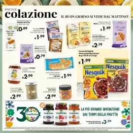 Volantino Eurospesa Pagina 3: Nesquik Cereali Integrali €1,99, Crema arachidi Nattura €2,99