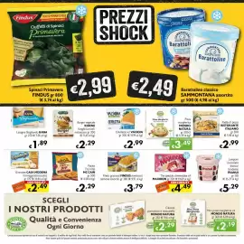 Volantino Eurospesa Pagina 9: The specials cheesecake Maxibon €4,49, Patate Fry'n'dip MC CAIN €2,29