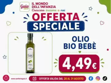 Volantino Sanitaria Gaia Pagina 10: Olio bio bebè €4,49