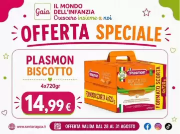 Volantino Sanitaria Gaia Pagina 4: Plasmon biscotto €14,99