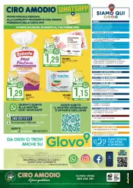 Volantino Ciro Amodio Pagina 12: Roberto mini panfiocco €1,29, Stracchino Cirio Amodio €1,15