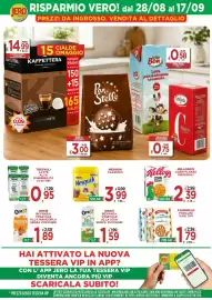 Volantino Jero Market Pagina 3: Kellogg's Corn Flakes Originali €2,39, Nesquik Classico €3,99