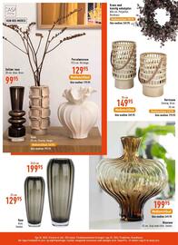 Imerco tilbudsavis Side 16: Vase Glas. Smoke. €129,95, Hurricane Stentøj. Brun. €129,95