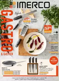 Imerco tilbudsavis Side 1: Green Pan Royal pande €269,95, Microplane Gourmet rivejern og skrællesæt €499,95