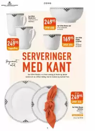 Imerco tilbudsavis Side 12: Sort Riflet Blonde tallerken €249,95, Sort Riflet Blonde skål €249,95